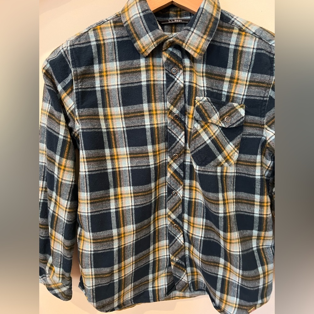 LLBean - Kids Flanel Shirt - Size M/10-12